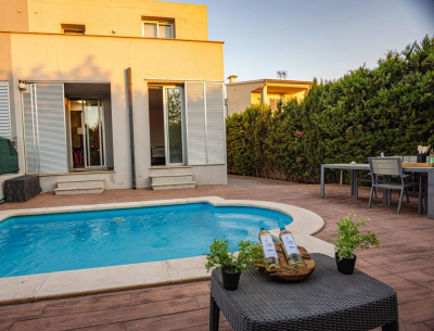 Moderne Doppelhaushälfte mit Pool in Marratxi bei Palma
